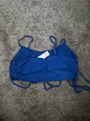 Hollister Blue Bikini Top Size Small 0147 thumbnail 3