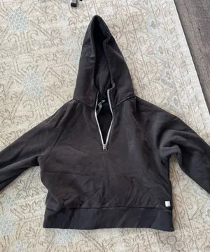 Vuori Acid Wash Black Sweatshirt thumbnail 1
