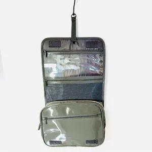 Sonia Kashuk Hanging Travel Case - Gray Patent Finish NWT thumbnail 4