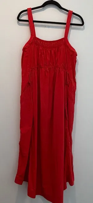 Daily Practice Anthropologie Women's Size L Keeseville Sleeveless Smocked Dress thumbnail 1