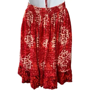 Free People Beach Day Dress Tribal Print Bohemian Coastal Resort Travel S thumbnail 8