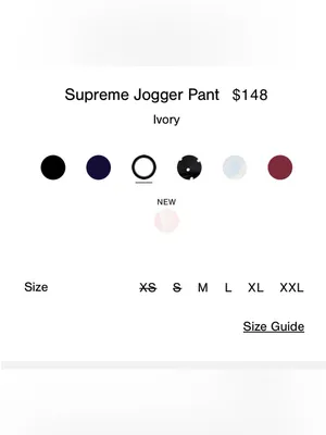 Negative Underwear Supreme Baby Blue Jogger Pants S thumbnail 11