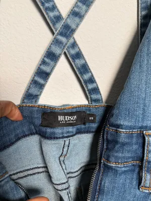 Women Denim Zip Front Overall Jumpsuit thumbnail 3