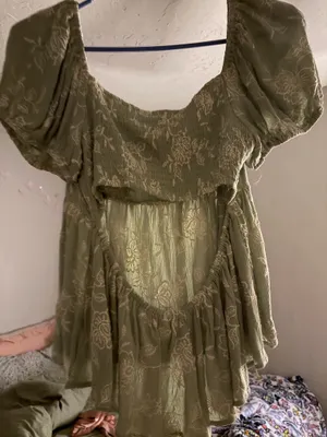 Altar'd State Babydoll Top Floral thumbnail 2