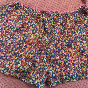 Frenchi Vibrant Multicolor Soft Floral Shorts Multiple Size L thumbnail 1