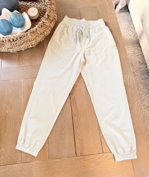 Abercrombie & Fitch Lightweight Jogger Pants Womens Sage Green Small thumbnail 1