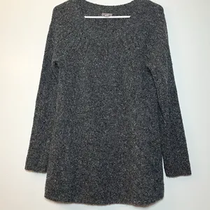 J.‎ Jill Women's Cozy Wool Cotton Blend Cable Knit Sweater Oversize Gray Small thumbnail 1