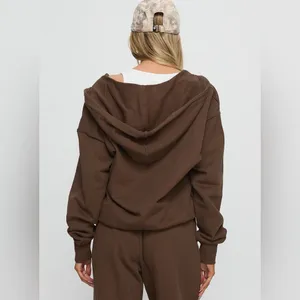 Princess Polly All Day Oversized Hoodie Chocolate, Size 6 NWT thumbnail 2