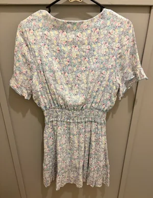Altar’d State Pastel Floral Mini Dress thumbnail 4