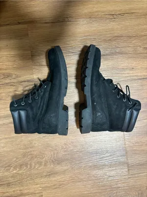 Timberland Premium Waterproof Boots Womens 9.5 Black Nubuck Lace Up A1I56S thumbnail 3