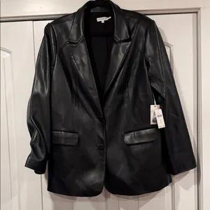 Good‎ American Women's Better Than Leather Blazer 2X NWT thumbnail 3