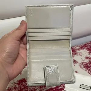 Gucci Embossed  Leather Compact Wallet thumbnail 10
