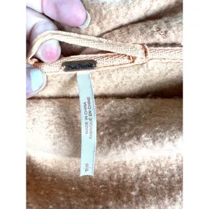 Free people cowl neck oversized sweater women’s size‎ small boho thumbnail 4