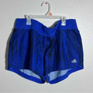 Adidas Women‎ Blue Athletic Running Shorts Climalite size XL thumbnail 2