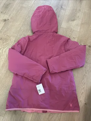 Spyder Women's Spyderlite Jacket with Hood, Rosewood, Size Large, NWT thumbnail 5