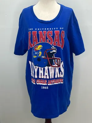Gameday Social Women’s University of Kansas Jayhawks Football T-Shirt XL thumbnail 1
