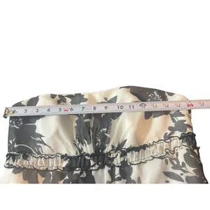 David’s Bridal Black White Floral Strapless Bridal Bridesmaid Party Dress 10 NWT thumbnail 14