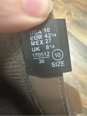 American Eagle Boots Women’s Ankle Booties Brown Side Zip Casual Block Heels 10 thumbnail 8