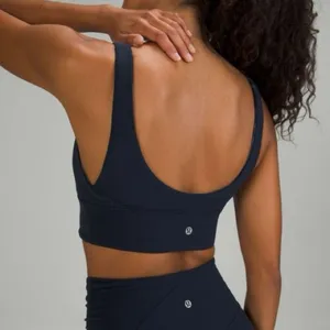 Lululemon NWOT Diamond DYE Align Reversible Bra *Light Support Dye Lunar Rock True Navy thumbnail 10