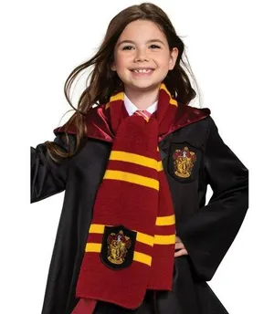 Harry Potter NWT gryffindor scarf knitted heavy weight hogwarts univeral stuido thumbnail 1