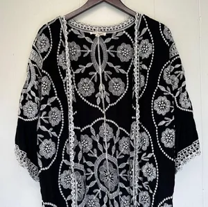 PEACH LOVE CALIFORNIA Embroidered Kimono S/M thumbnail 2