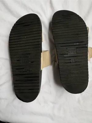 Madden NYC Double Buckle Slide Sandals Beige Black Size 9 thumbnail 8