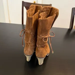 johnston murphy Jeanie Wrap Suede‎ Boots  Size 8.5 thumbnail 3