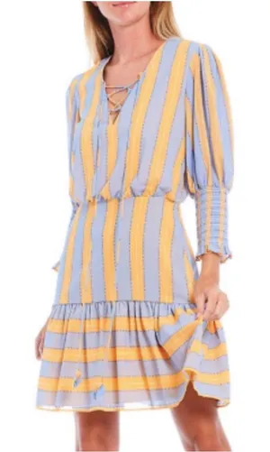 Sachin & Babi x Dillards Deanna Lace Up Striped Dress 2 thumbnail 1