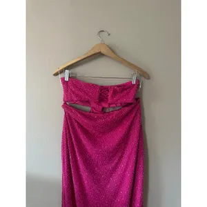 Oh Polly Embellished Cut Out Provence Maxi Dress in Fuchsia Size 12 thumbnail 9