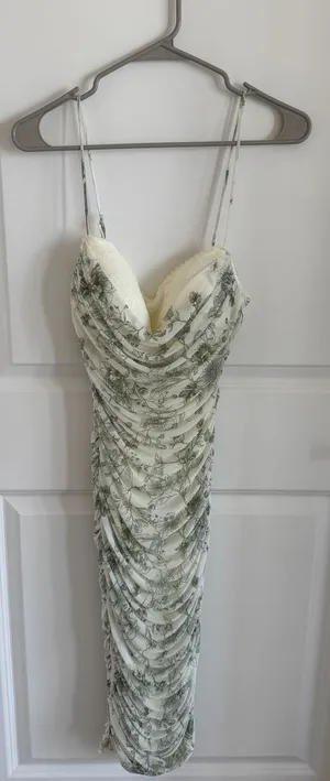 Windsor Floral Ruched Bodycon Dress thumbnail 1