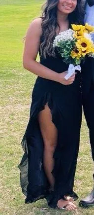 Black Prom Dress Size XS thumbnail 2