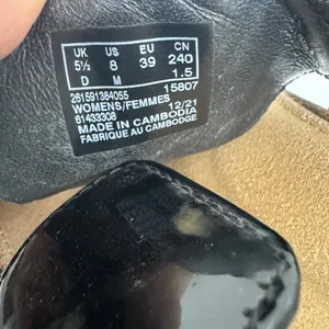 Clarks Elayne Strap Black Patent Leather Sandal‎ Size 8 thumbnail 8