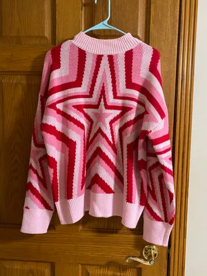 Trendy Star Sweater Pink thumbnail 2