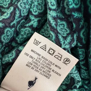 Maeve Geoscope Jumpsuit Small Green Blue Boho Graphic Print Button Front Belted thumbnail 11