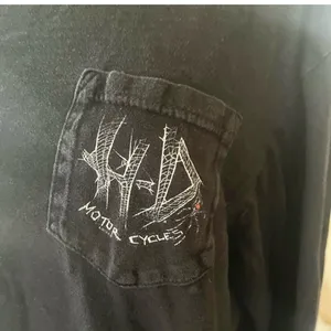 HARLEY DAVIDSON Women's Black Widow Long Sleeve T Shirt XL | GUC thumbnail 6