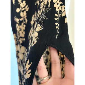 REFORMATION Black Floral Midi Crimini‎ Dress Size 0 thumbnail 4