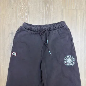 Mad Happy Sweatpants Straight Leg Aspen Size S Brown Cream thumbnail 2
