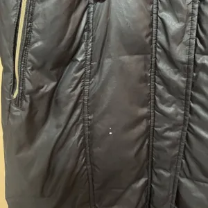 Cole Haan Down Puffer Coat Women’s S Black Detachable Hood Flawed thumbnail 6
