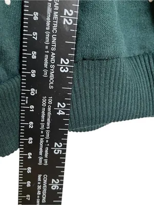 Cat Christmas sweatshirt Green Size M thumbnail 3