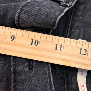 Levi's 314 Shaping Straight Jeans Black Dark Wash‎ Trouser Denim Size 33 Regular thumbnail 11