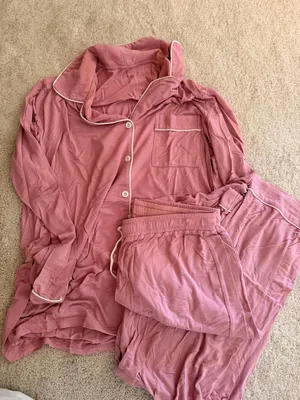Long PJ Set Pink Size M thumbnail 1