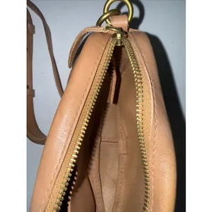 MADEWELL Leather Carabiner Mini Crossbody Shoulder Bag Light Brown thumbnail 3