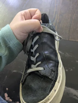 Golden Goose Deluxe Brand Hi Star Black Leather Low Top Sneakers Size 36 thumbnail 13