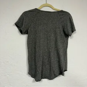Aritzia Wilfred Grey Scoop Neck Tee Shirt Womens XS Short Sleeve Stretch Basic thumbnail 7