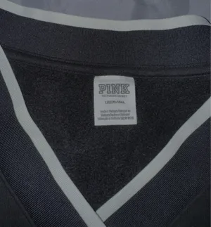 Victoria's Secret PINK Premium Fleece V-Neck Pullover thumbnail 4