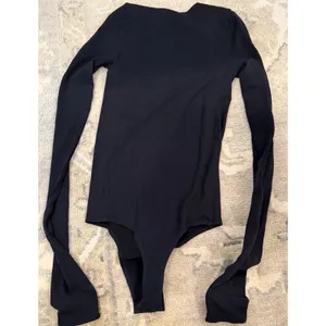 Commando Butter Long Sleeve Crewneck Bodysuit Black One Size NEW $138 thumbnail 8