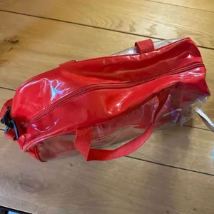 Vintage Betty Boop clear red duffle shoulder bag thumbnail 7