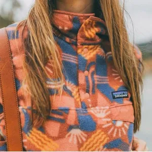 NWOT RARE Patagonia Synchilla Snap T Canyon Block Big Sisu Fleece Pullover Sz Xs thumbnail 4