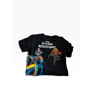 Marvel Doctor Strange Multiverse of Madness‎ S Black Cropped Graphic Tee Shirt thumbnail 2