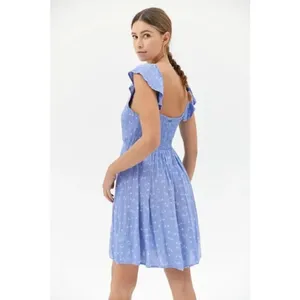✨Billabong Forever Yours Mini Sz Medium Blue Dress✨ thumbnail 3